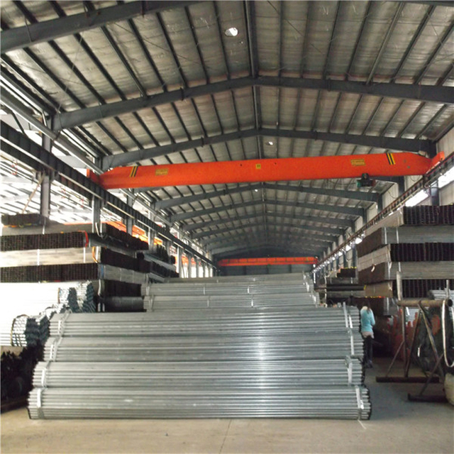 water industrial greenhouse structural threaded spiral pre galvanized steel tubing