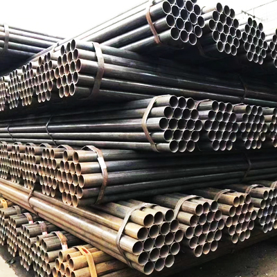 Welded steel pipe Black round tube