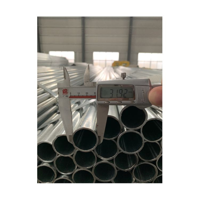 galvanized mild steel round tube 