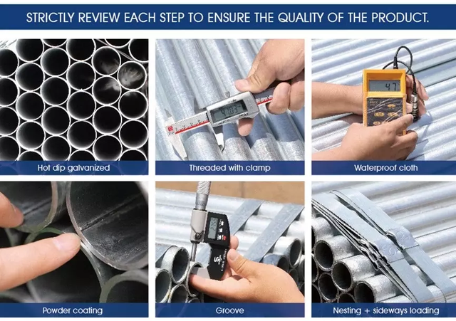 Pre Galvanized Steel Pipe Q195 Cold Drawn Round Pipe