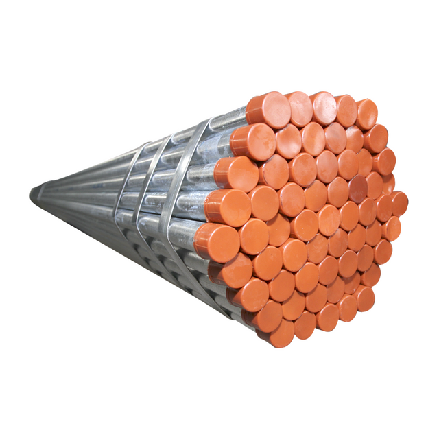 ASTM hot dip galvanized coating round tube welded gi iron steel pipe price for building structure